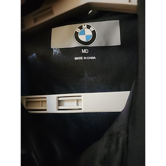 BMW Polo Shirt Mens Medium Logo Embroidered Collared Short Sleeve B7 READ - Picture 4 of 4